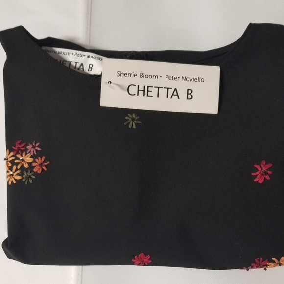 Chetta B by Sherrie Bloom and David Noviello Black Dress, Size 8, NWT, Vintage - Picture 11 of 11